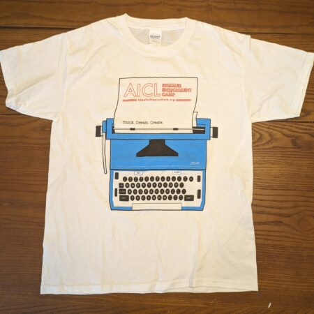 2016 T-Shirt (Blue Typewriter)